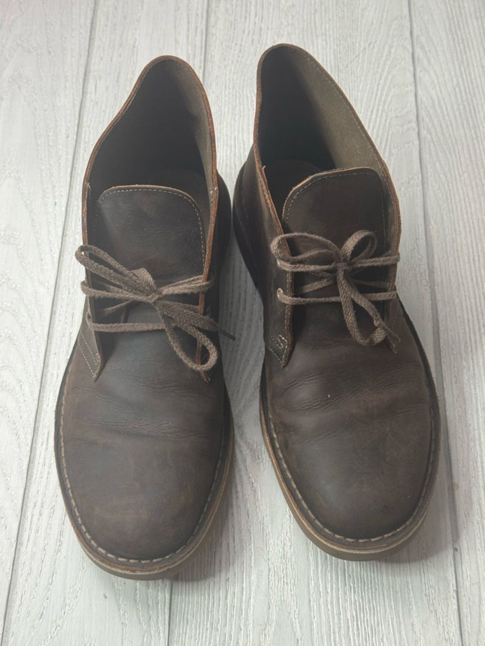 Clarks Men's Bushacre 2 Chukka Boot, Size 12, Casual leather boot 15522 - Picture 2 of 7